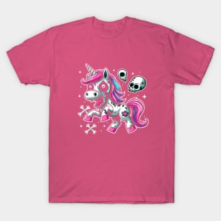 Gothic Unicorn Fantasy T-Shirt